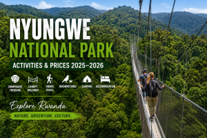 Nyungwe National Park canopy walkway experience in Rwanda rainforest the Nyungwe National Park Activities & Prices 2025–2026 | Chimpanzee Trekking Rwanda